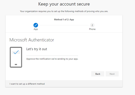 Microsoft Authenticator notification